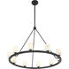 Aragon 10 Light 34.75 inch Matte Black Chandelier Ceiling Light