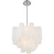 Addis 4 Light 17.75 inch Polished Chrome Mini Chandelier Ceiling Light in White