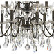 Butler 12 Light 29 inch English Bronze Chandelier Ceiling Light in Clear Spectra