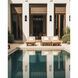 Aspen 2 Light 19 inch Matte Black Outdoor Sconce