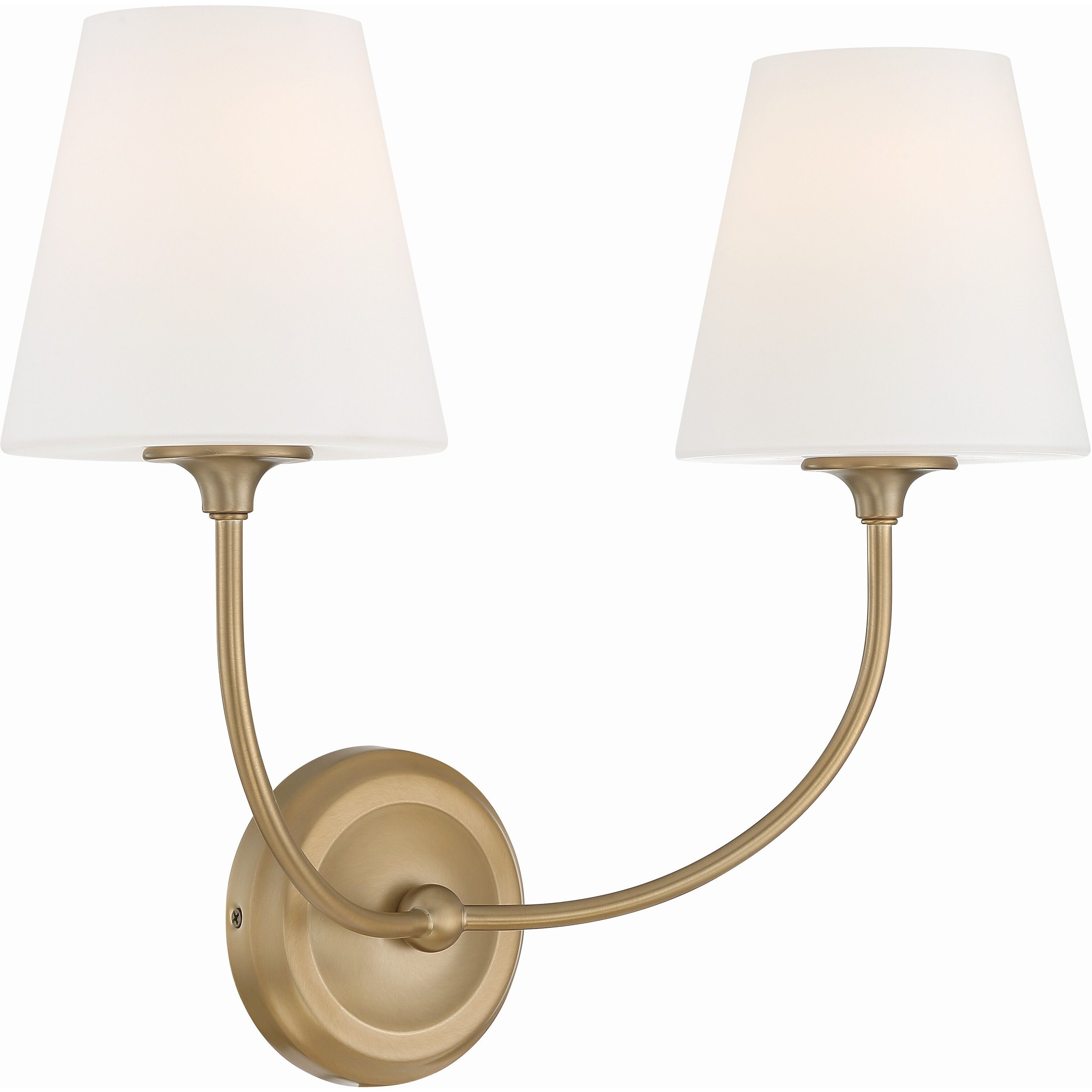 Sylvan Bath Wall Light in Vibrant Gold