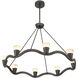 Vance 8 Light 39 inch Bronze Noir Chandelier Ceiling Light