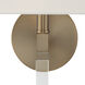 Renee Bath Sconce Wall Light in Aged Brass