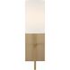 Veronica Sconce Wall Light in Aged Brass
