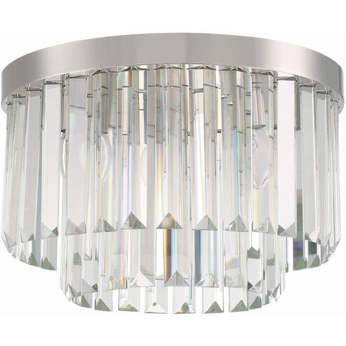 Hayes 4 Light 16 inch Polished Nickel Flush/Semi Flush Ceiling Light