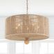 Jessa 5 Light 24 inch Burnished Silver Chandelier Ceiling Light