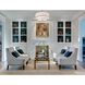 Luxo 5 Light 26 inch Satin Nickel Chandelier Ceiling Light