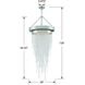 Clarksen 6 Light 26 inch Polished Nickel Chandelier Ceiling Light