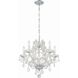 Maria Theresa 6 Light 20 inch Polished Chrome Chandelier Ceiling Light in Clear Hand Cut