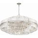 Hayes 32 Light 40.5 inch Polished Nickel Chandelier Ceiling Light