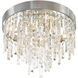 Winfield 4 Light 16 inch Antique Silver Flush Ceiling Light
