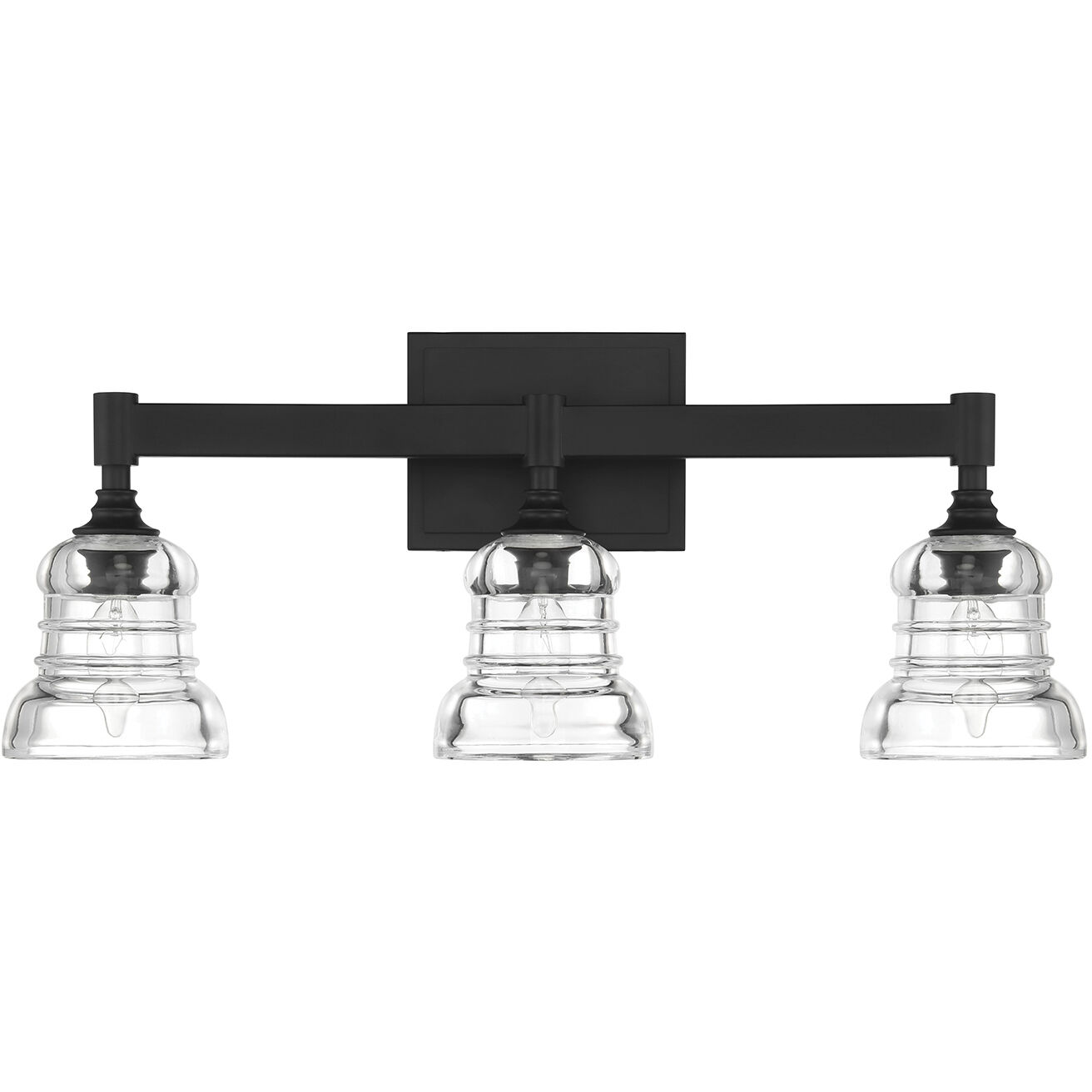 Gregory Bath Vanity Light Wall Light in Matte Black
