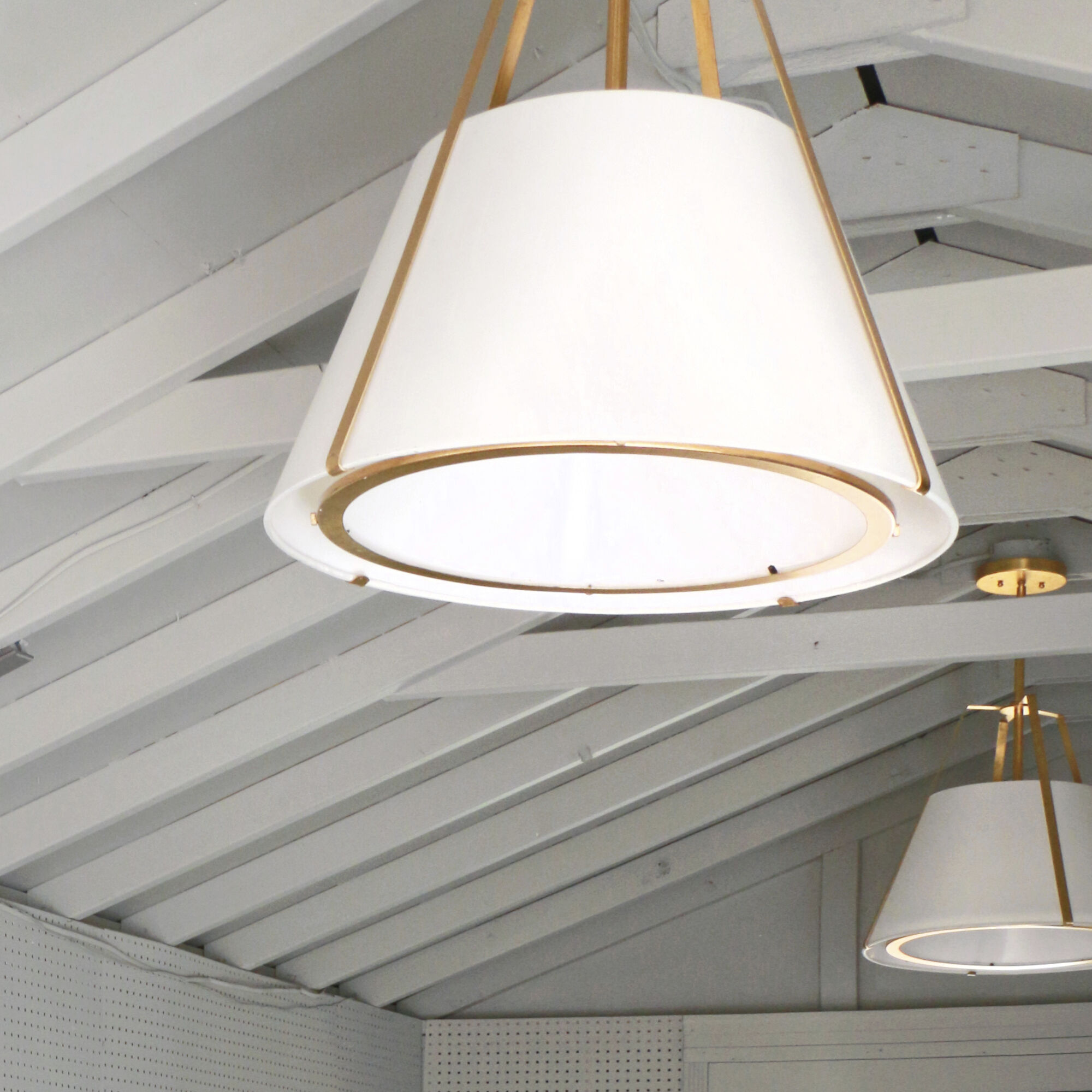 Fulton Pendant Ceiling Light in Antique Gold