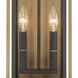 Lendel 2 Light 19.5 inch Twilight Bronze and Textured Gold Outdoor Sconce