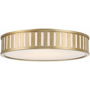 Kendal 4 Light 22.5 inch Vibrant Gold Flush/Semi Flush Ceiling Light