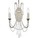 Arcadia Bath Wall Light in Antique Silver