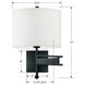 Marshall 20.5 inch 60.00 watt Matte Black Task Sconce Wall Light