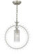 Crystorama Grace 1 Light Mini Chandelier in Silver Leaf 9820-SL