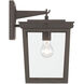 Belmont 1 Light 14 inch Twilight Bronze Outdoor Sconce