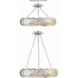 Broche 6 Light 24 inch Antique Silver Chandelier Ceiling Light