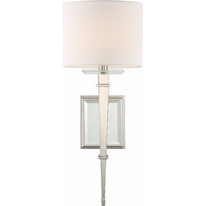Clifton 1 Light 8 inch Polished Nickel Sconce Wall Light