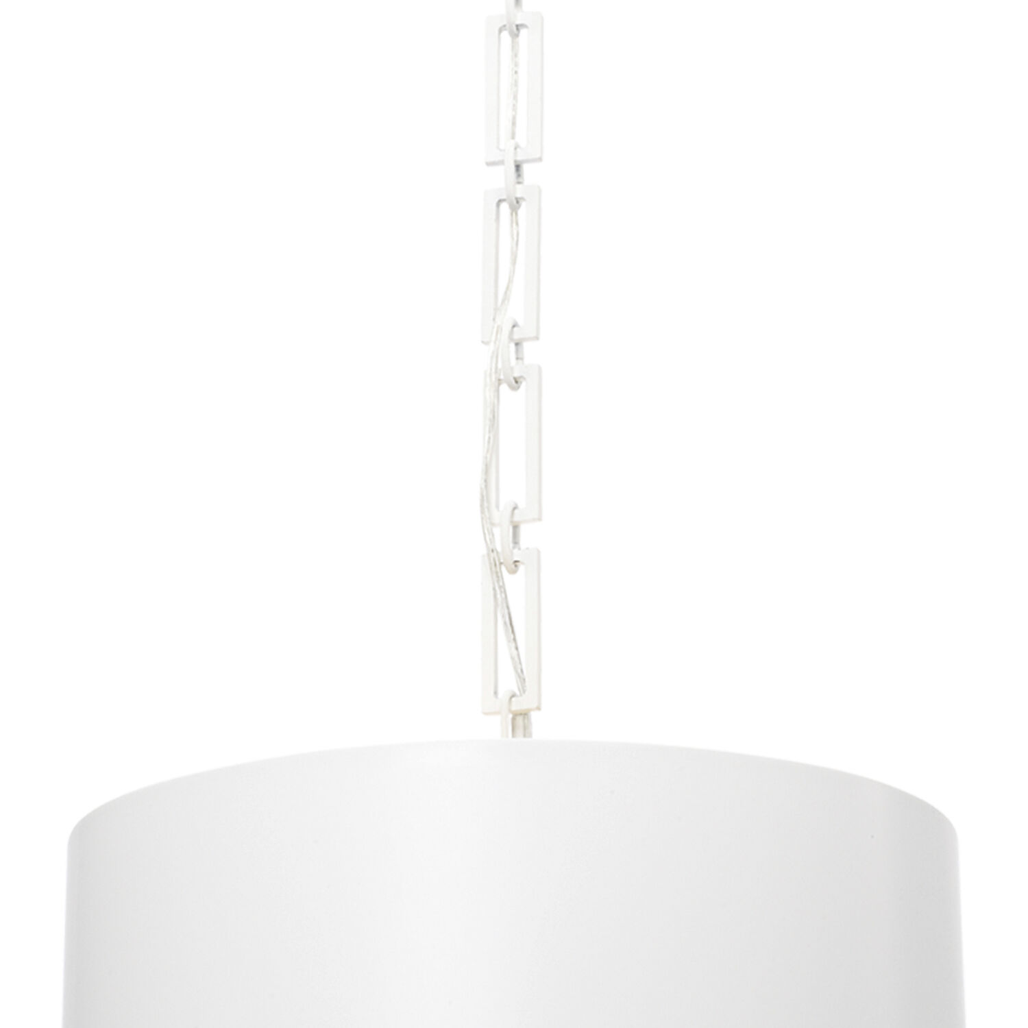 Alston 6 Light 20 inch Matte White/Antique Gold Pendant Ceiling Light in Matte White and Antique Gold