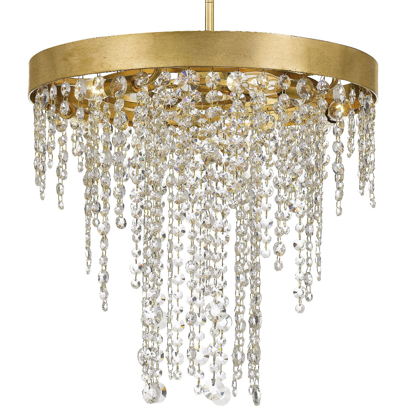 Winham 5 Light 20 inch Antique Gold Chandelier Ceiling Light