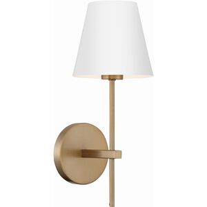 Xavier Sconce Wall Light in Vibrant Gold