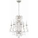 Ashton 6 Light 21.5 inch Olde Silver Chandelier Ceiling Light in Clear Swarovski Strass