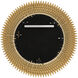 Broche 46.75 X 46.75 inch Antique Gold Mirror
