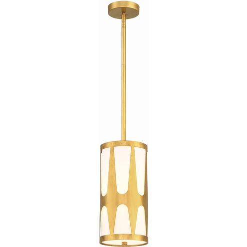 Royston 1 Light 7 inch Antique Gold Mini Pendant Ceiling Light