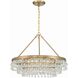 Calypso 6 Light 25 inch Vibrant Gold Chandelier Ceiling Light