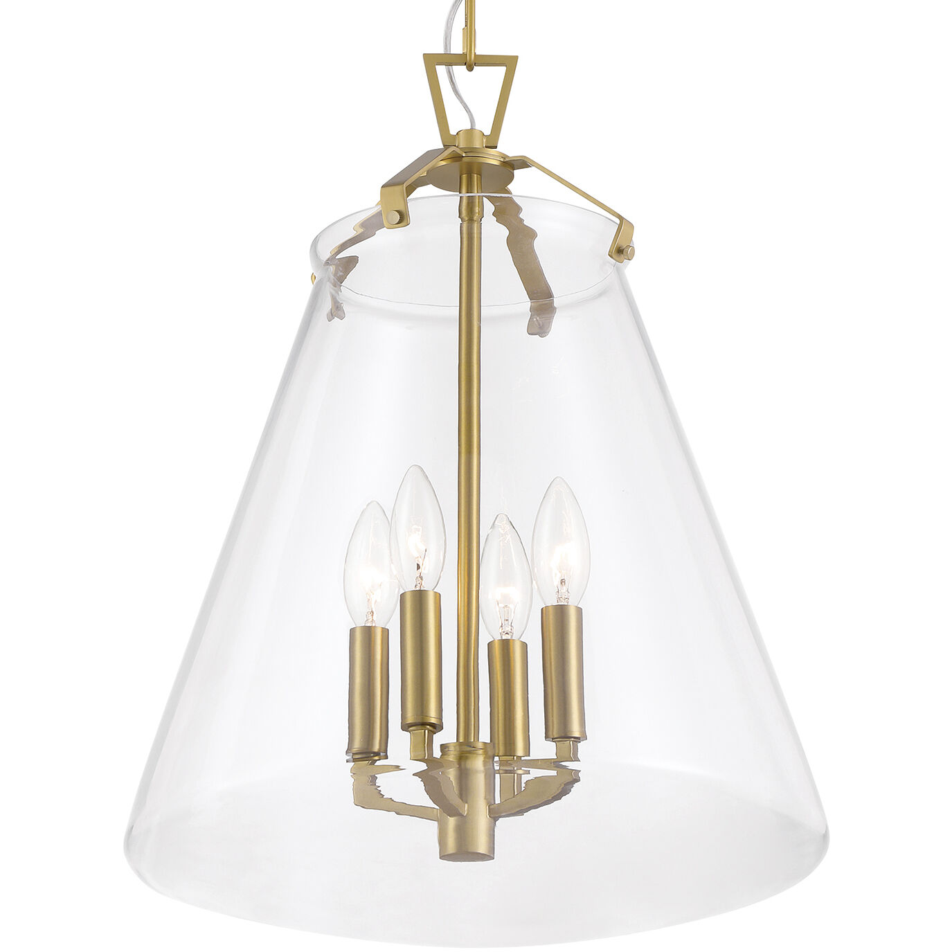 Voss 4 Light 15.25 inch Luxe Gold Pendant Ceiling Light