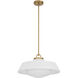 Xander 3 Light 20 inch Vibrant Gold Pendant Ceiling Light
