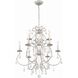 Ashton 9 Light 25.5 inch Olde Silver Chandelier Ceiling Light in Clear Swarovski Strass