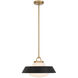 Xander 1 Light 16 inch Vibrant Gold Pendant Ceiling Light