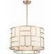 Danielson 6 Light 24.75 inch Vibrant Gold Chandelier Ceiling Light