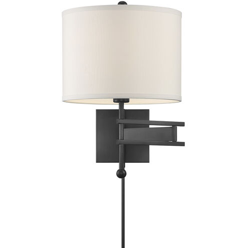 Marshall 20.5 inch 60.00 watt Matte Black Task Sconce Wall Light
