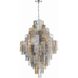 Addis 20 Light 31.5 inch Polished Chrome Chandelier Ceiling Light in Tronchi Glass Autumn