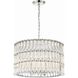 Elliot 6 Light 22.5 inch Polished Nickel Chandelier Ceiling Light