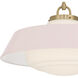 Xander 3 Light 20 inch Vibrant Gold Pendant Ceiling Light