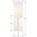 Veronica 1 Light 5 inch Polished Nickel Sconce Wall Light