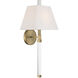 Renee Bath Sconce Wall Light in Aged Brass