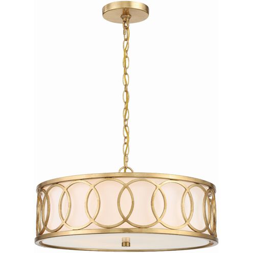 Graham 6 Light 18 inch Antique Gold Chandelier Ceiling Light