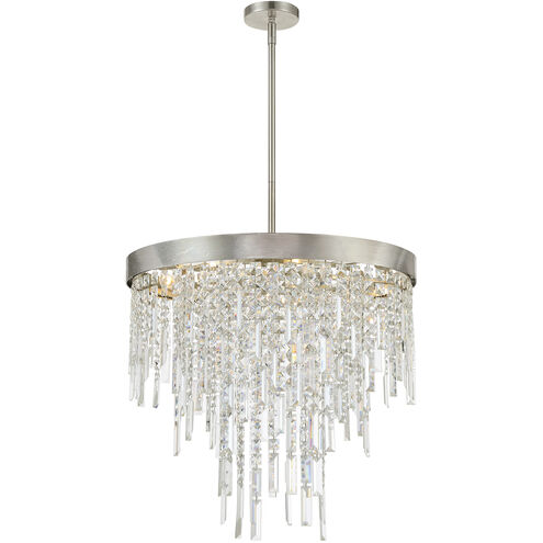 Winfield 6 Light 24 inch Antique Silver Chandelier Ceiling Light