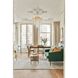 Winfield 5 Light 20 inch Antique Gold Chandelier Ceiling Light