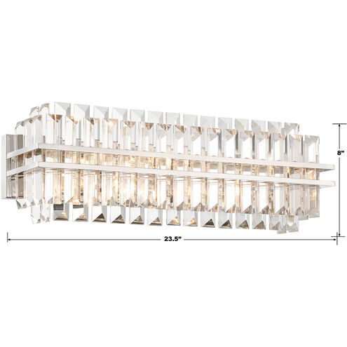 Hayes Sconce Wall Light in Polished Nickel