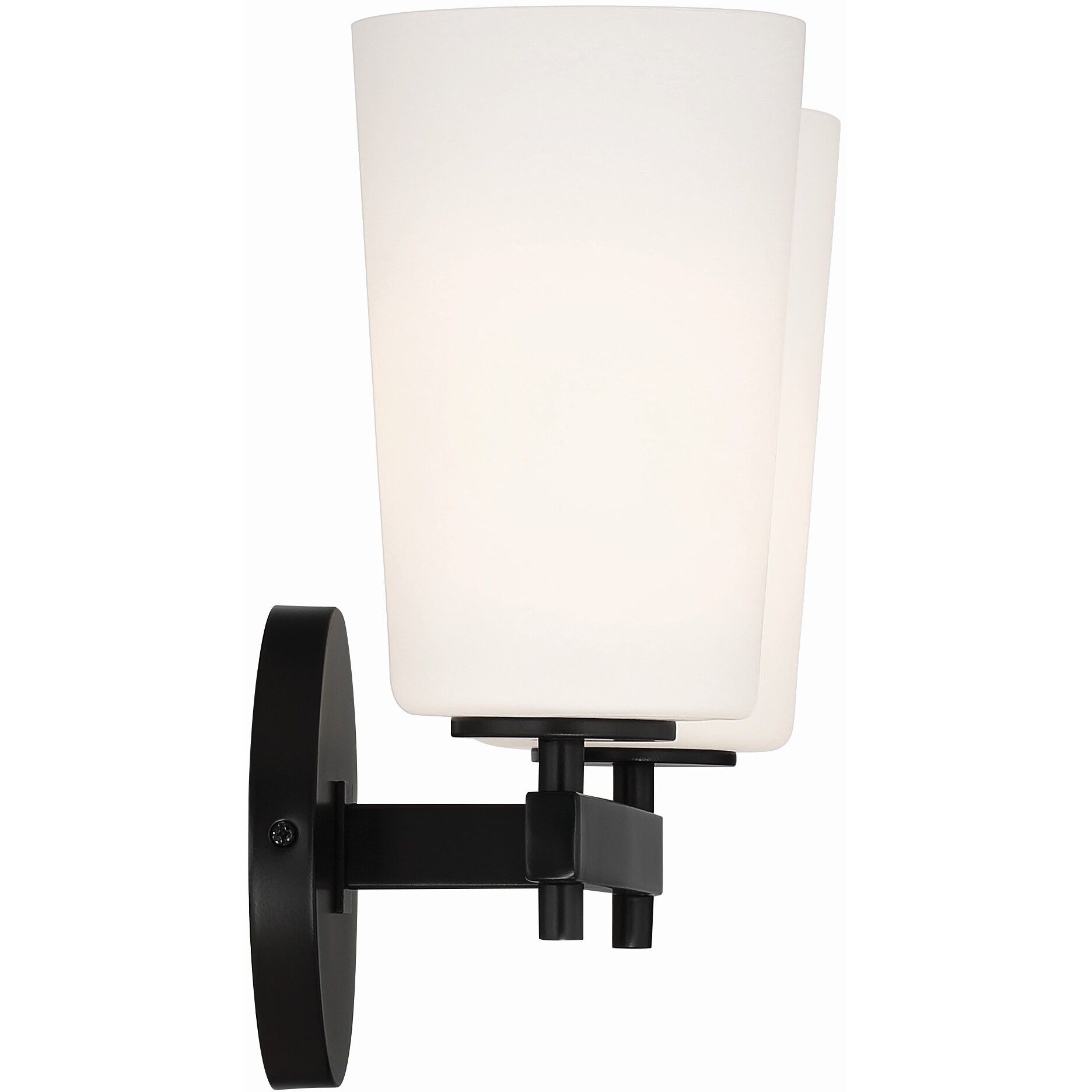 Colton Bath Wall Light in Black