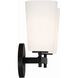Colton Bath Wall Light in Black