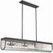 Alister 6 Light 49.75 inch Charcoal Bronze Chandelier Ceiling Light